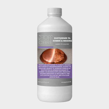 Proffcare Rustfjerner til Kobber & Messing - 1 L - Rustfjerner til byggeri & industri