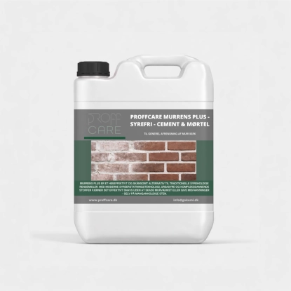 Proffcare MurRens Plus - Syreerstatning - Cement & Mørtel - 5 KG - Cementslørfjerner