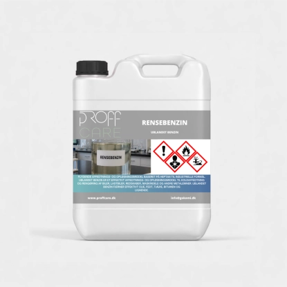Proffcare Rensebenzin - Ublandet Benzin - 5 L - Kemiske produkter