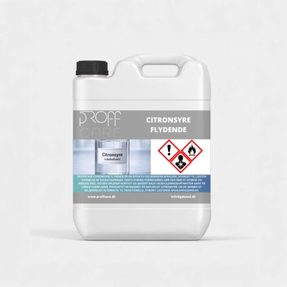 Proffcare Citronsyre Flydende - Lugtfri Afkalker - 5 L - Hus & Have