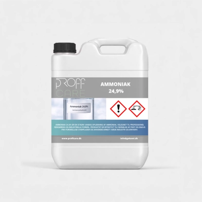 Proffcare Ammoniak 24,9% (Salmiakspiritus) - 18 KG - Industrikemikalier