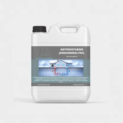 Proffcare Antifrostvæske rød med inhibitor - Jordvarmeglykol - 10 L - Bygge Anlæg