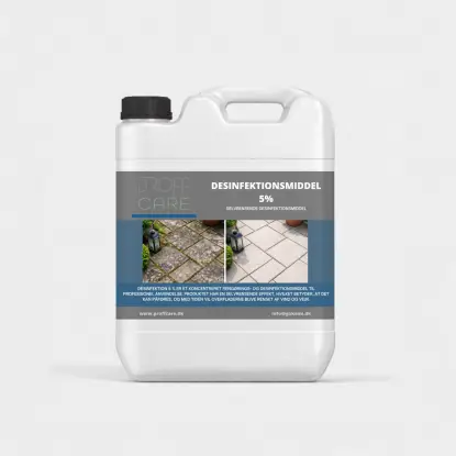 Proffcare Desinfektionsmiddel 5% - 20 L - Bygge Anlæg