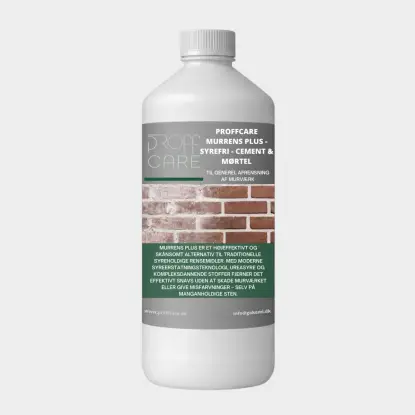 Proffcare MurRens Plus - Syrefri - Cement & Mørtel - 1 L - Cementslørfjerner