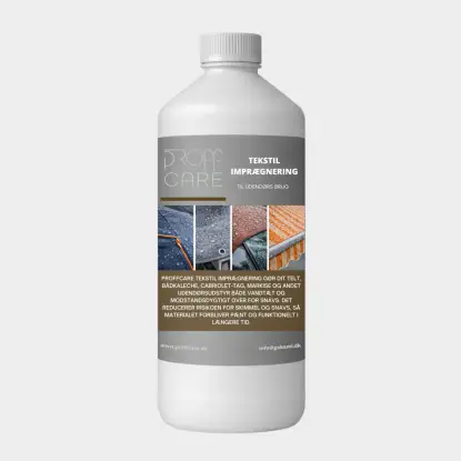 Proffcare Tekstilimprægnering Udendørs - 1 L - Professionel imprægnering