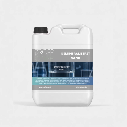 Proffcare Demineraliseret Vand - 5 L - Tekniske væsker