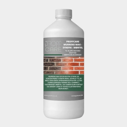 Proffcare MurRens Max - Syreerstatning - Mørtel - 1 KG - Cementslørfjerner