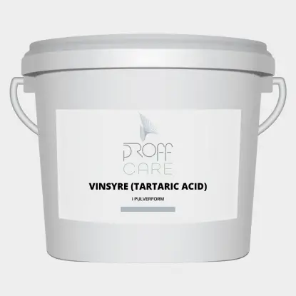 Proffcare Vinsyre (Tartaric Acid) - 1 KG - Syrer