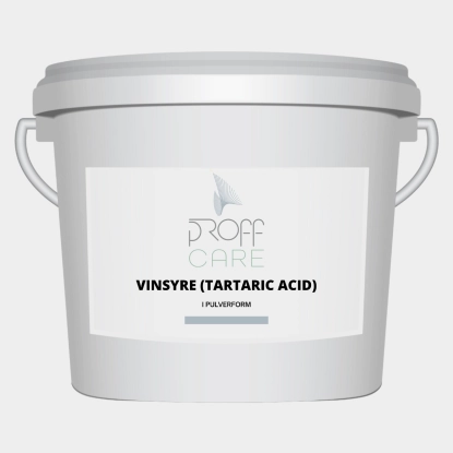 Proffcare Vinsyre (Tartaric Acid) - 5 KG - Syrer