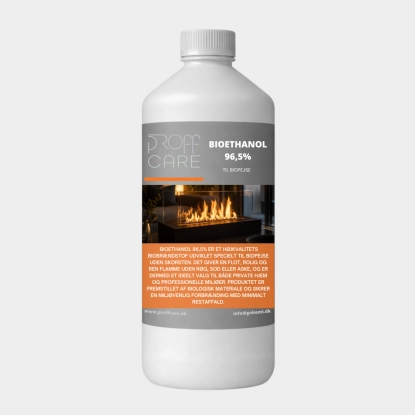Proffcare Bioethanol 96,5% til Biopejs - 1 L - Bioethanol