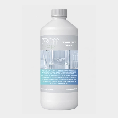Proffcare Destilleret Vand - 1 L - Desinfektion