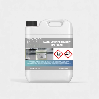 Proffcare Natriumhypochlorit 15% (Klor) - 22 KG - Desinfektion