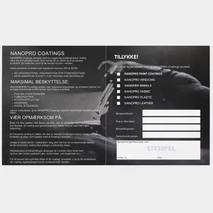 Proffcare Color Restore Certifikat Keramisk Coating - Keramisk Coating