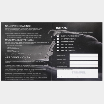 Proffcare Color Restore Certifikat Keramisk Coating - Keramisk Coating