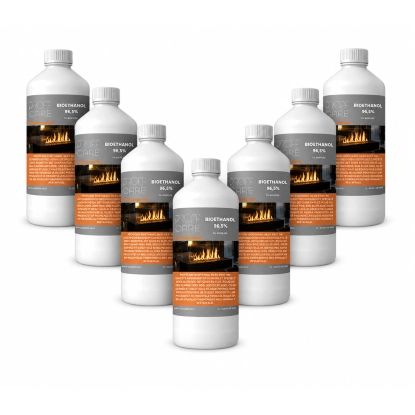 Proffcare Bioethanol 96,5% til Biopejs, 1 liter - 12 Stk - Bioethanol