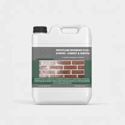 Proffcare MurRens Plus - Syrefri - Cement & Mørtel - 10 L - Cementslørfjerner