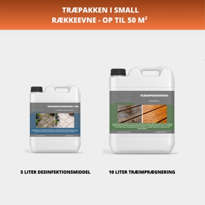 Proffcare Small Træpakke - 50 M2 - Træimprægnering