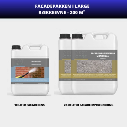 Proffcare Large Facadepakke - 200 M2 - Facadepakke
