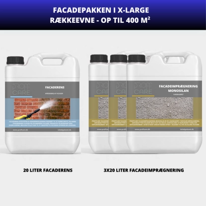 Proffcare X-Large Facadepakke - 400 M2 - Facadepakke