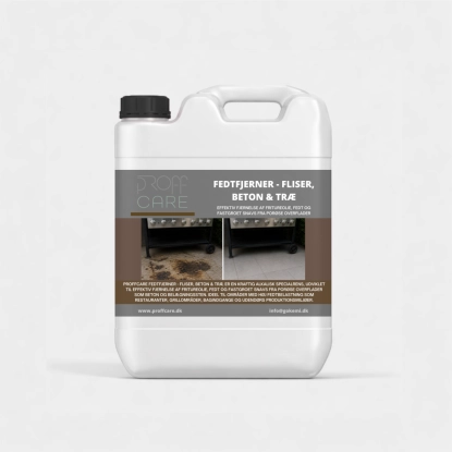 Proffcare Fedtfjerner - Fliser, Beton & Træ - 5 KG - Fedtfjerner