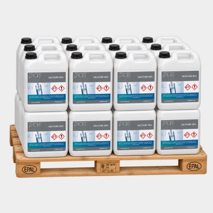 Proffcare Saltsyre 30% - 24 X 24 KG - Syrer