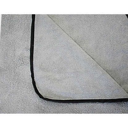 Proffcare Superblød grå mikrofiber klud med sort kant 40X60 - Rengøringsartikler