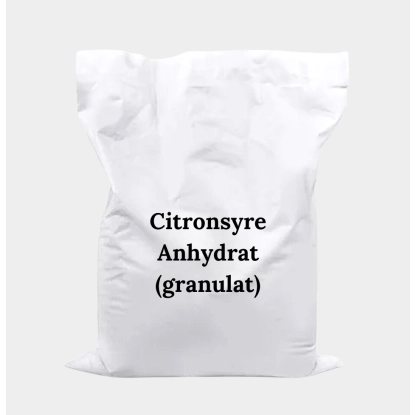 Proffcare Citronsyre - 25 KG - Kemiske produkter