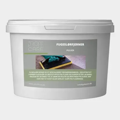 Proffcare Fugeslørfjerner - 1 KG - Rensemidler til byggeri & industri